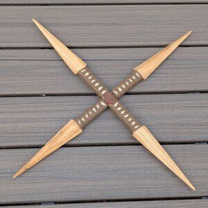 Final Fantasy 7 VII Yuffie Kisaragi Ninja Giant Wooden Cosplay Shuriken 26"